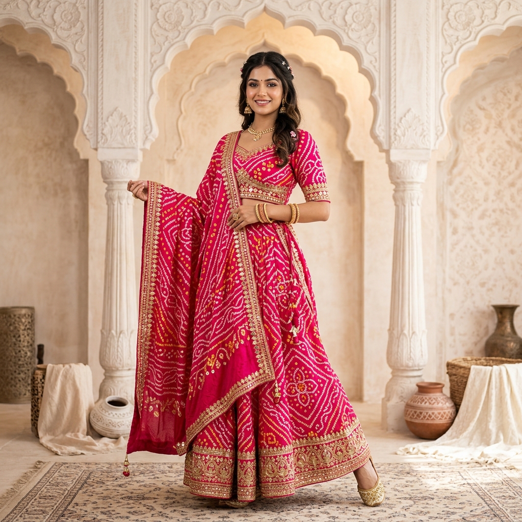 Bandhani Dress