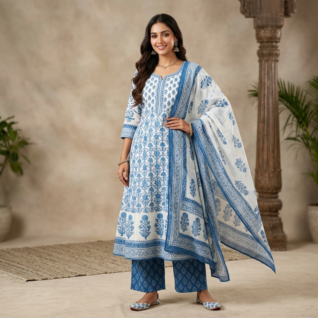 Silk Kurta Set